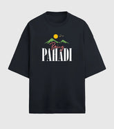 Being Pahadi Terry Oversized Half Sleeve T-Shirt